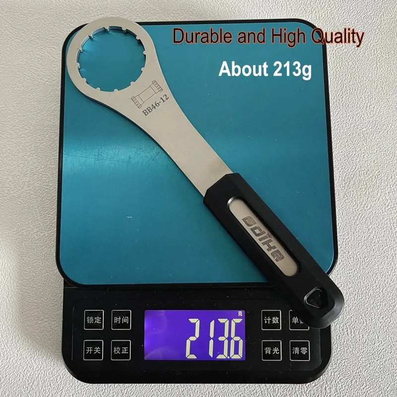 Bottom Bracket Tool 46-12notch BB Wrench Bike Tools Fit for SRAM 24T BSA-DUB and KACTUS BSA30 PF30 MTB Road Bicycle Repair Tool