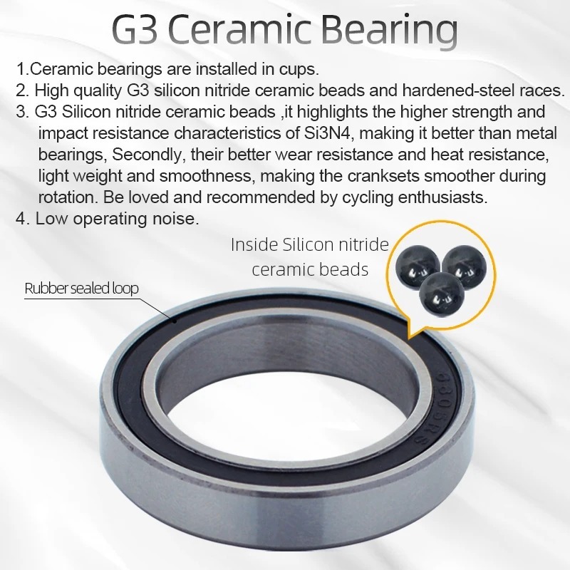 KACTUS BB386 DUB Bottom Bracket Ceramic BB MTB - Fit for SRAM DUB Crankset Bike Parts 46mm