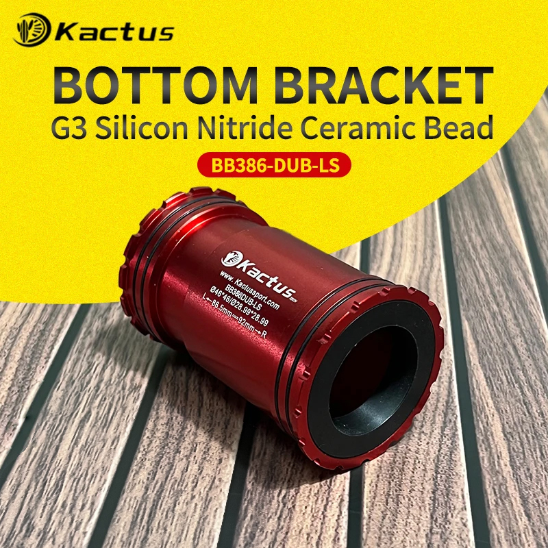 KACTUS BB386 DUB Bottom Bracket Ceramic BB MTB - Fit for SRAM DUB Crankset Bike Parts 46mm