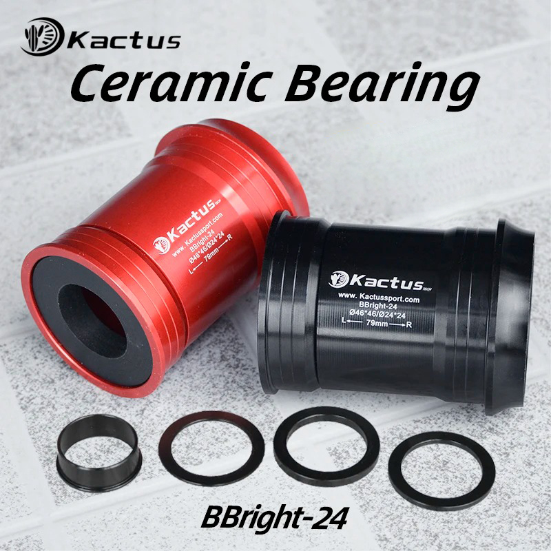 KACTUS BB79-24 Ceramic Bottom Bracket - Press-Fit for Cervelo bbright shell - fit for shimano 24mm crank
