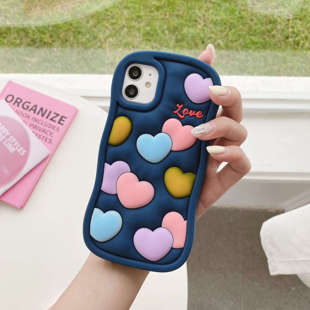 Heart pattern mobile phone shell