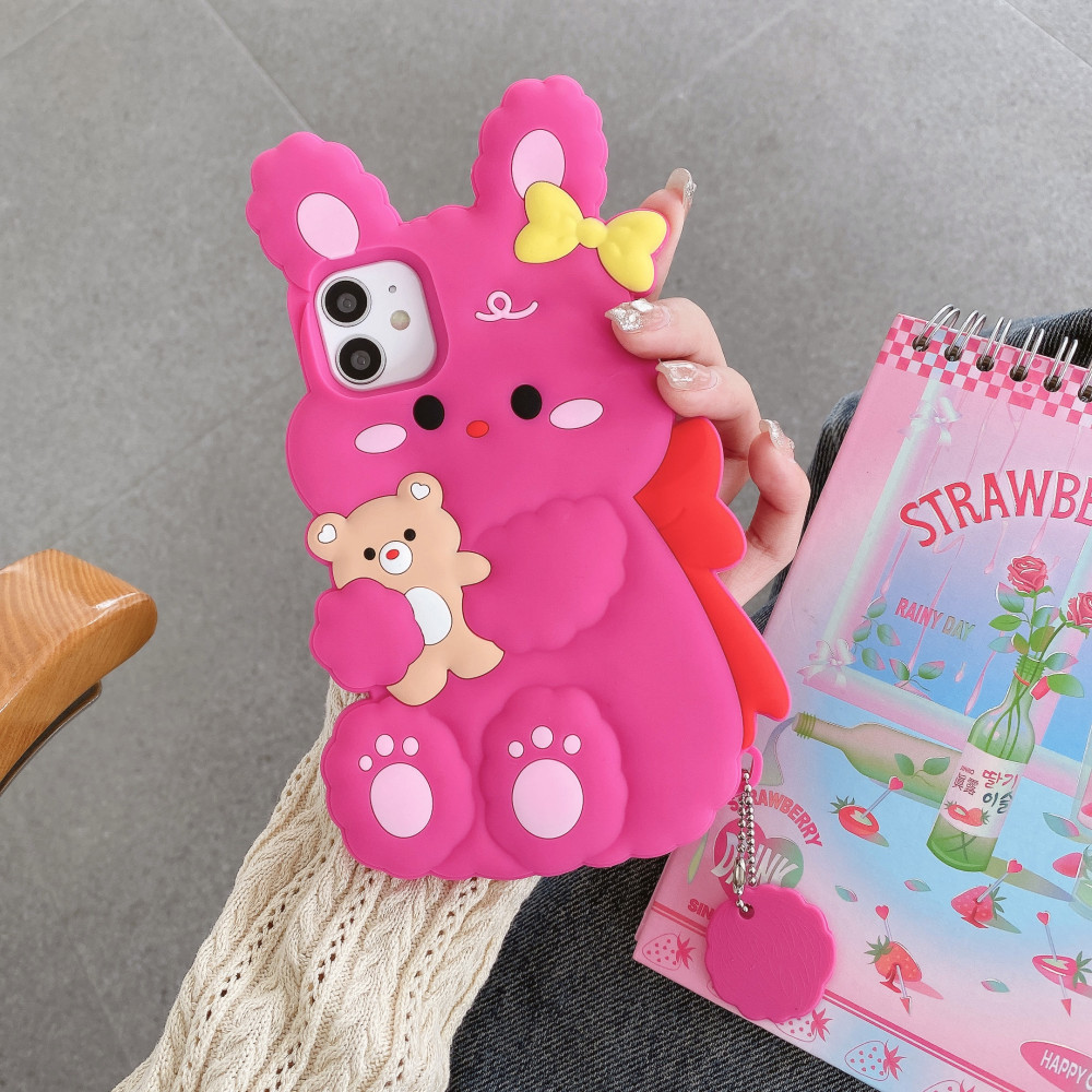 Cute Rabbit pattern mobile phone shell