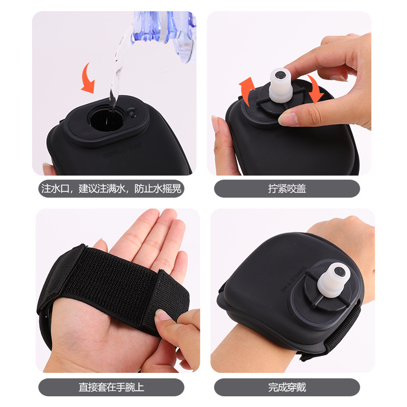 Wrist water bottle