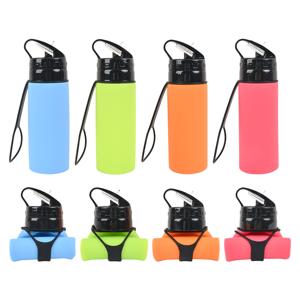Silicone straw cup
