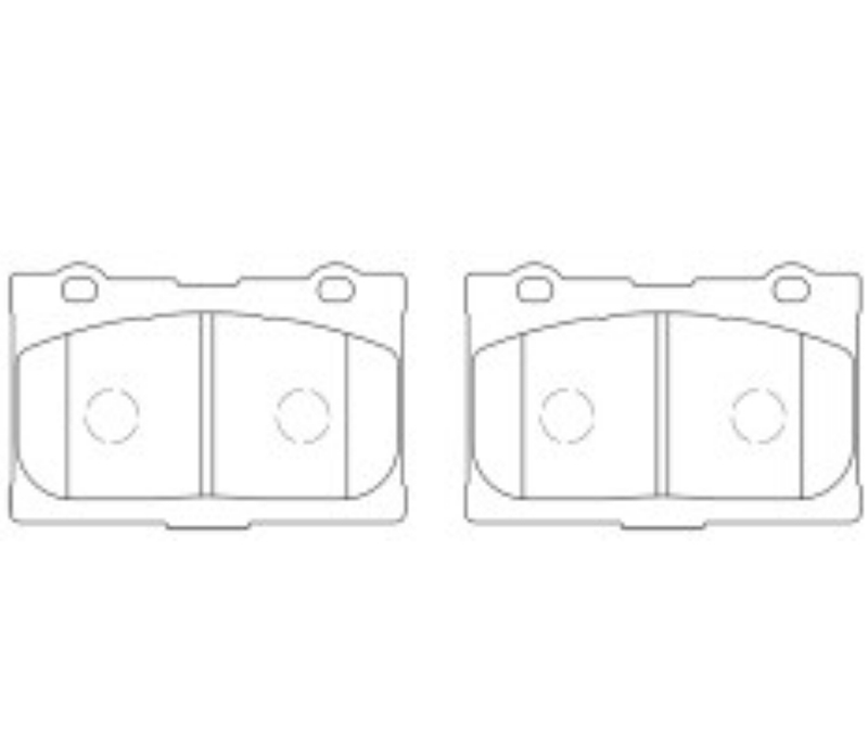 Front Brake Pad D1091 for Honda Legend OEM 45022-SJA-010 45022-SJA-020 45022-SJA-E00