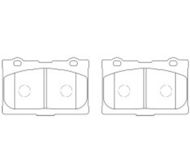 Front Brake Pad D1091 for Honda Legend OEM 45022-SJA-010 45022-SJA-020 45022-SJA-E00
