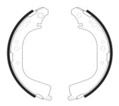 Rear Drum Brake Shoe K2305 K2302 for Toyota 4Runner Hiace 2KD 2L 3L 5L Hilux OEM 04495-35151 04497-26070