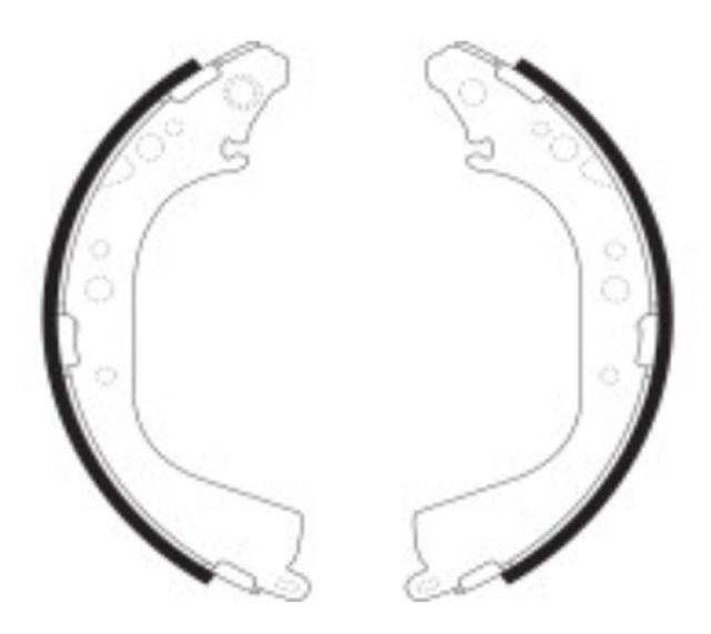 Rear Drum Brake Shoe K2305 K2302 for Toyota 4Runner Hiace 2KD 2L 3L 5L Hilux OEM 04495-35151 04497-26070