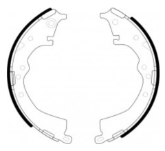 Rear Drum Brake Shoe China Factory K2335 for Toyota 2TR 2KD Hilux TGN16 KUN16 Innova TGN40 KUN40 OEM 04495-0K010 04495-0K110