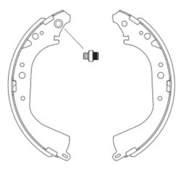 Rear Drum Brake Shoe K2280 for Toyota Land Cruiser 1GR-FE 2H 1FZ-F 2F 3F 1H-Z 1VD OEM 04495-60051 04495-34020