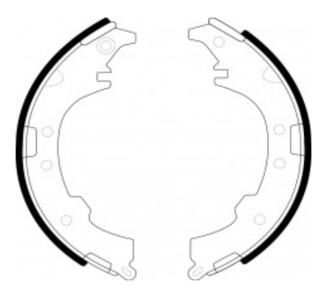 Rear Drum Brake Shoe K2339 for Toyota Liteace KR42 CR41 Picnic SXM10 CXM10 Townace  OEM 04495-44010 04495-28100