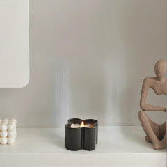 Ceramic Aromatherapy Candle Cup, Niche Bedroom Decorative Scented Candle Jar