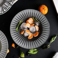 Ceramic Western Deep Plate Dish Pasta Dish Restaurant Cafe Dish Saucer Soup Plate Pasta Bowl Salad Hat Plate Tableware