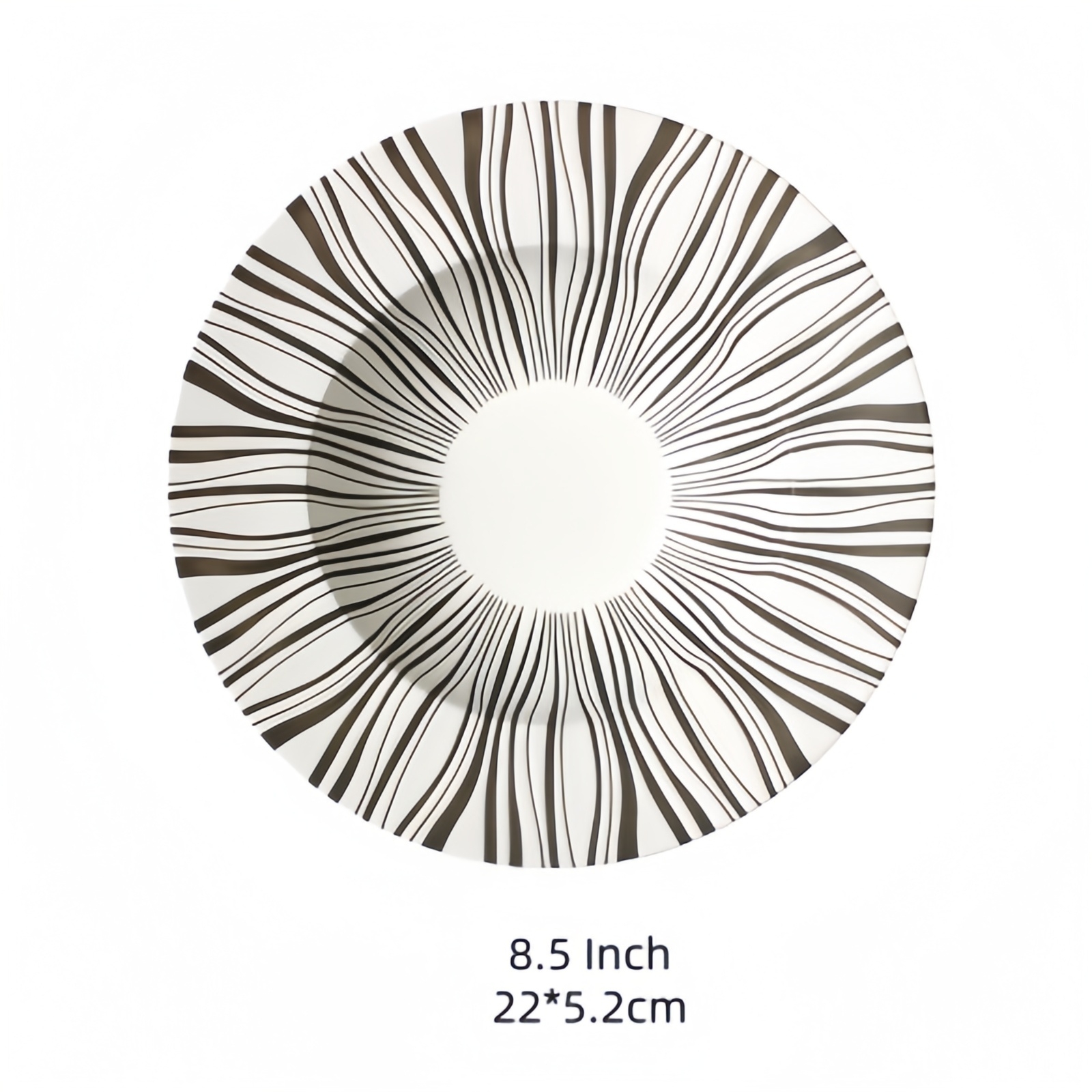 Ceramic Western Deep Plate Dish Pasta Dish Restaurant Cafe Dish Saucer Soup Plate Pasta Bowl Salad Hat Plate Tableware