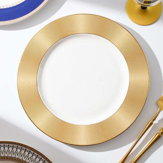 porcelain plate tableware, creative plating plate