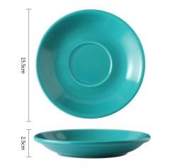 High-quality 250ml coffee cups and saucers  customizable in capacity and color