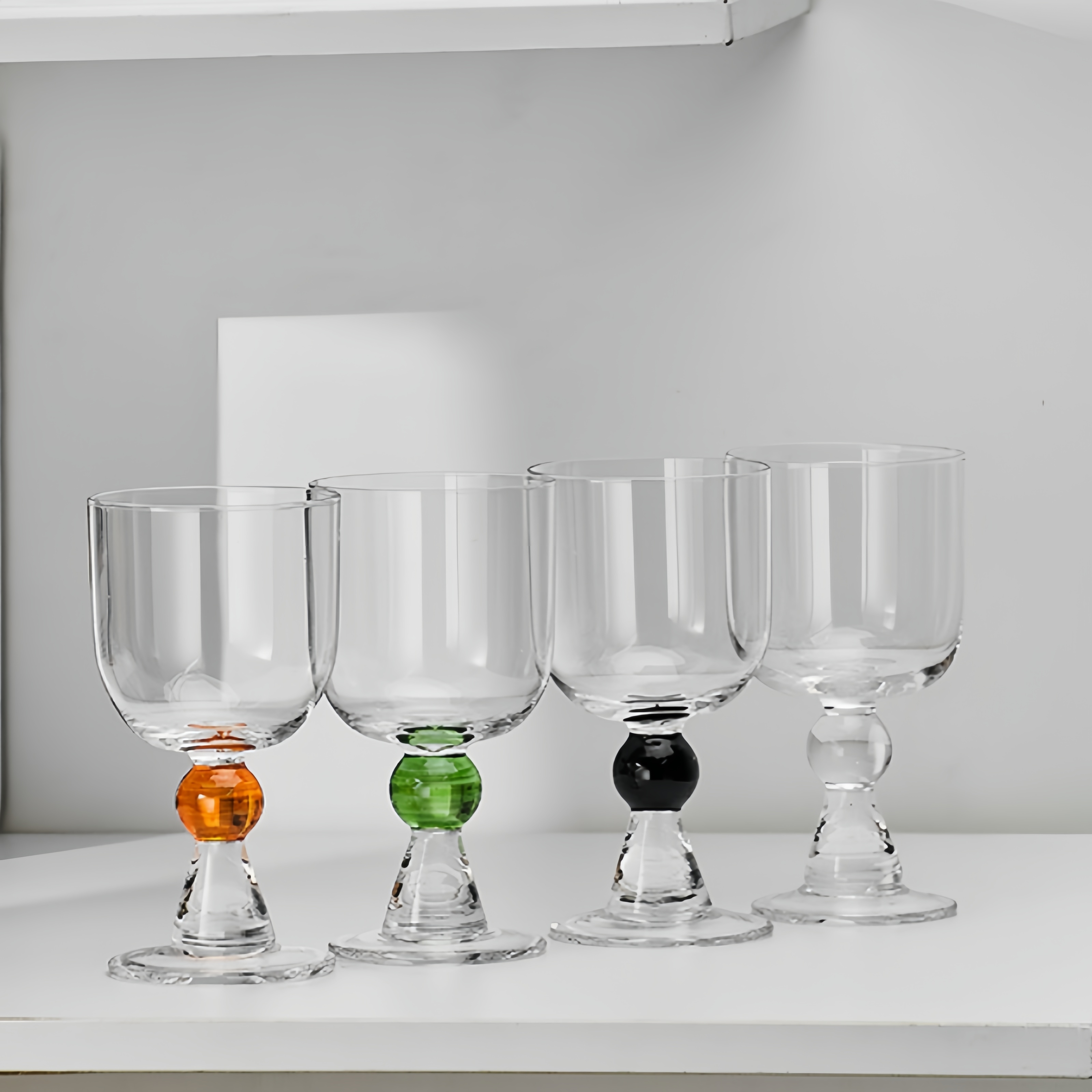 Traditionally-Crafted Vintage Champagne Glasses