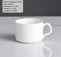 custom logo high quality coffee cup and saucer set
