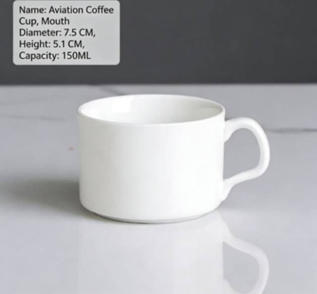 custom logo high quality coffee cup and saucer set