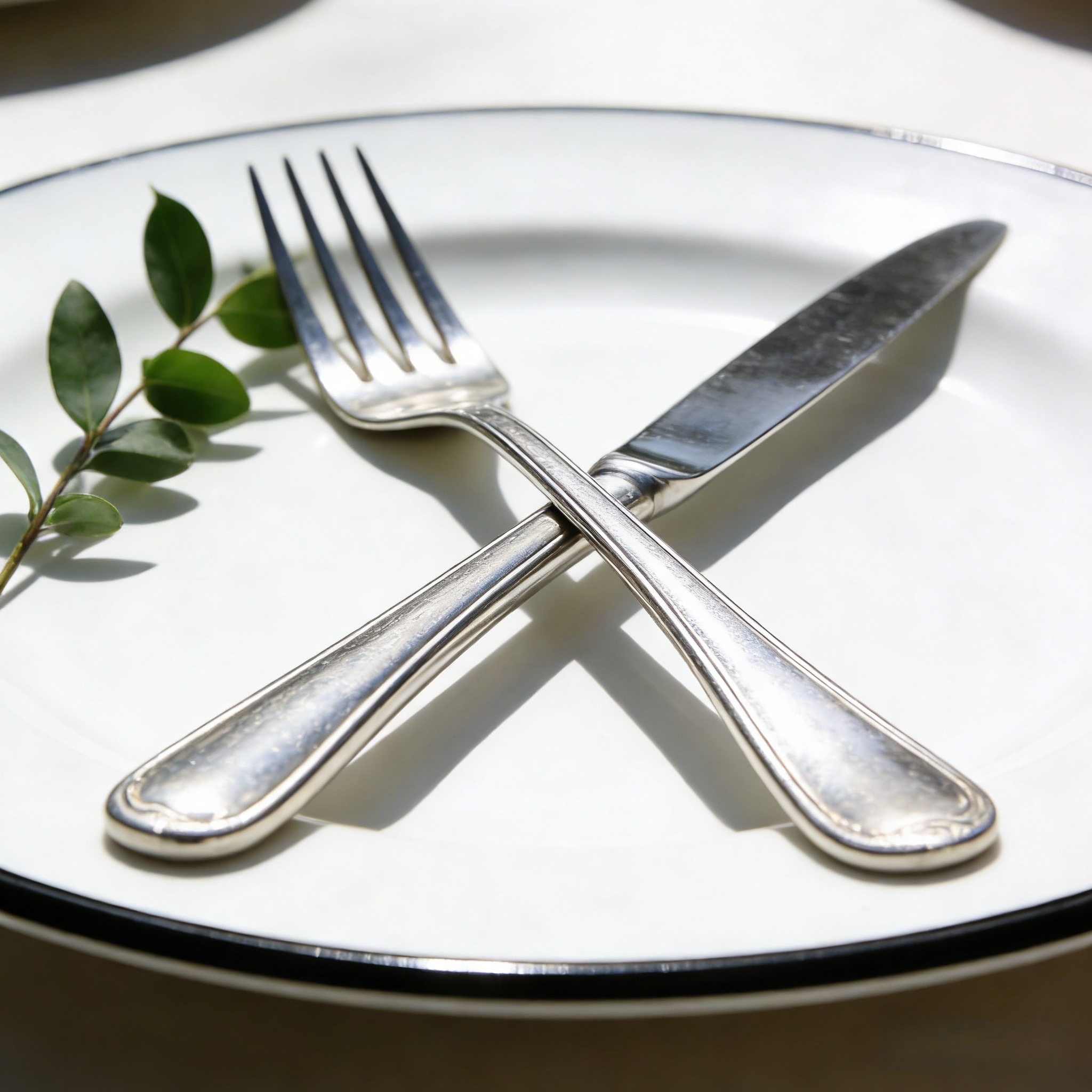 Black Ceramic Plates for Party Wedding Wihte Plates with Black Rim