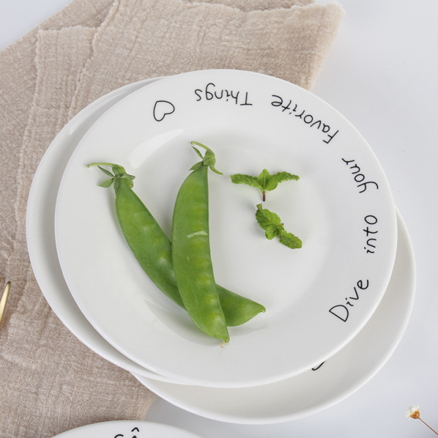 Ceramic Dinner Plates Ins-Style Tableware for Home & Kitchen