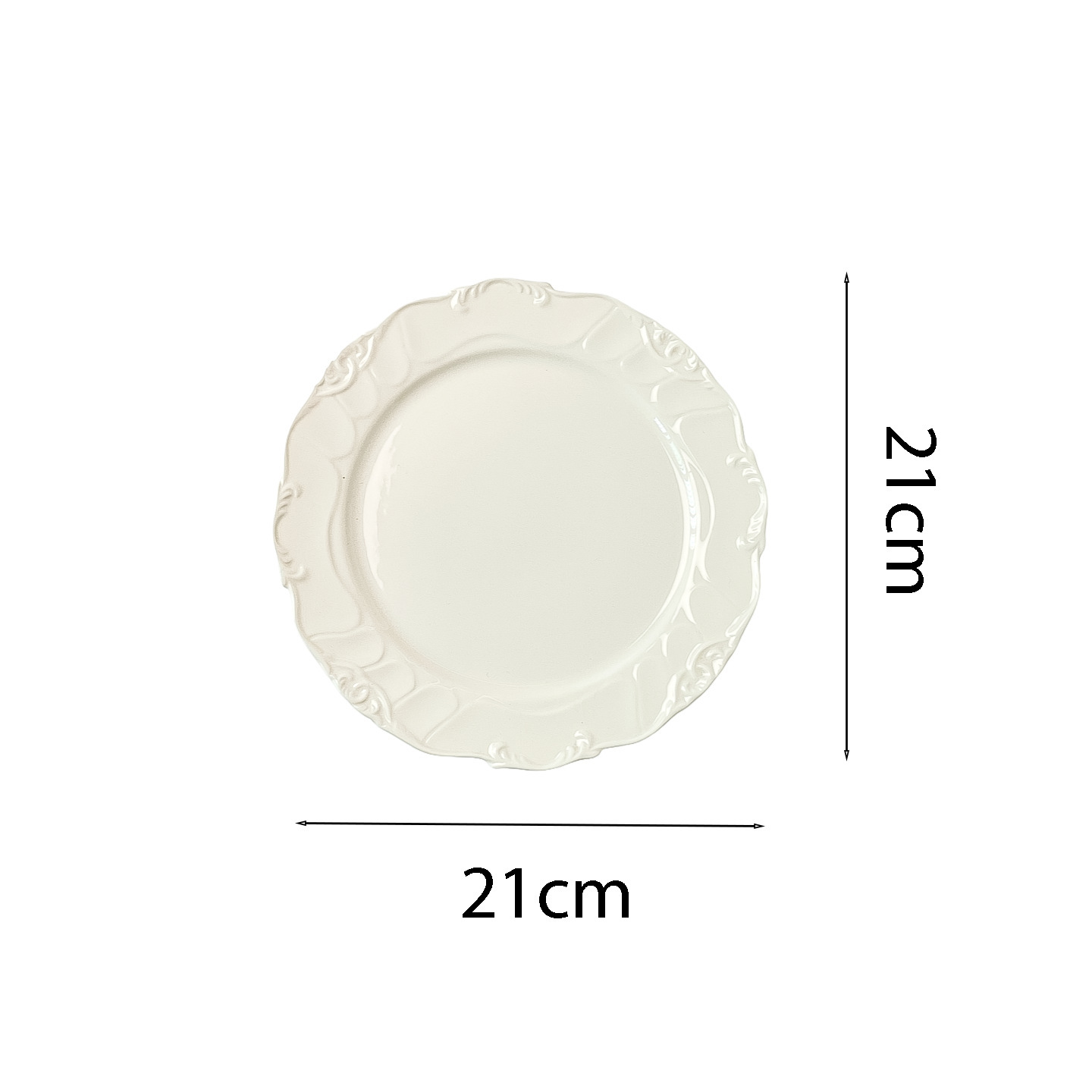 Elegant White Porcelain Wedding Dinnerware Set | Baroque Scalloped Plates & Serving Dishes for Bridal Reception