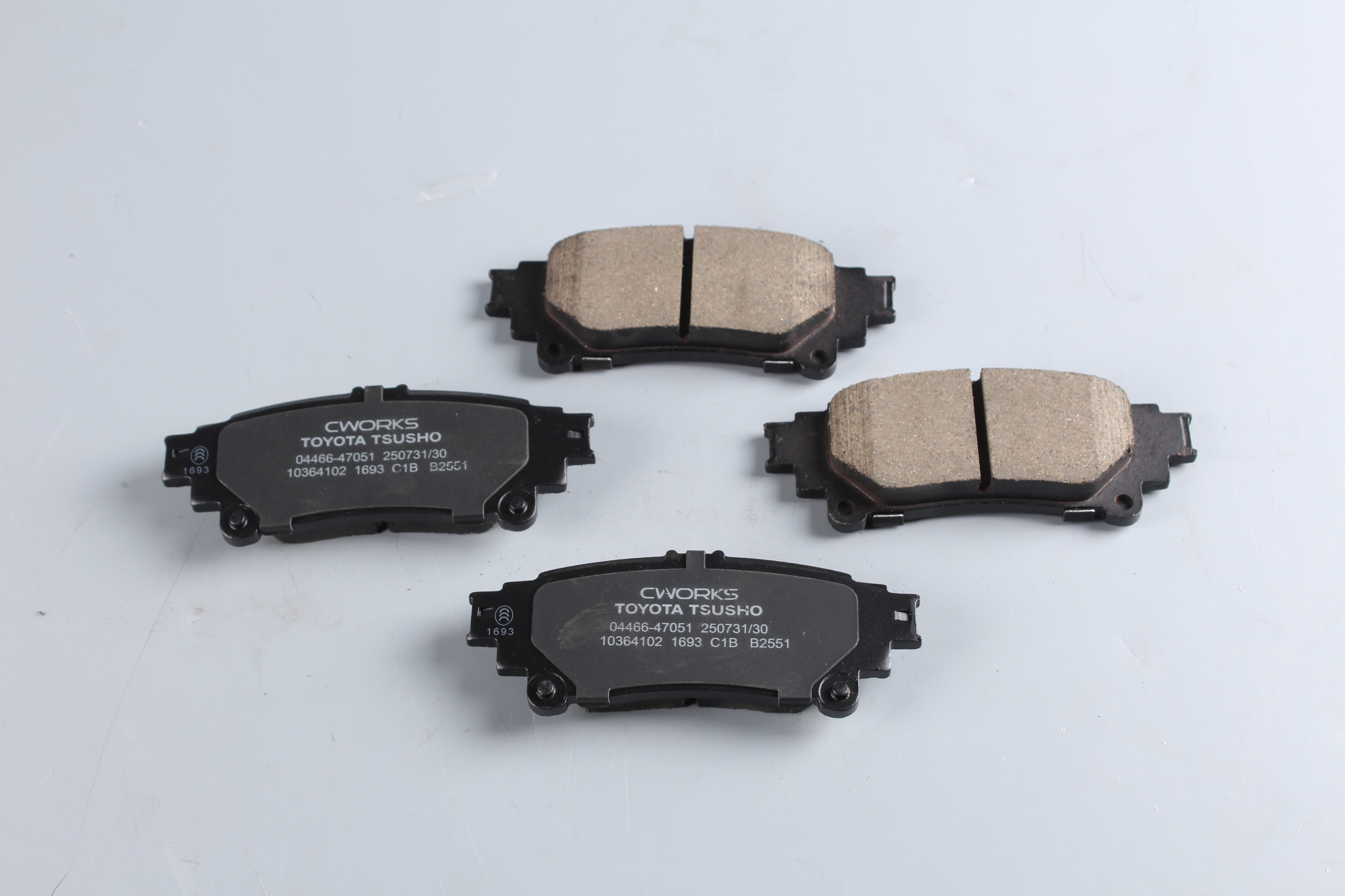 Toyota Tsusho Ceramic Brake Pads 04466-47051 For Toyota Prius ZVW41 2011-