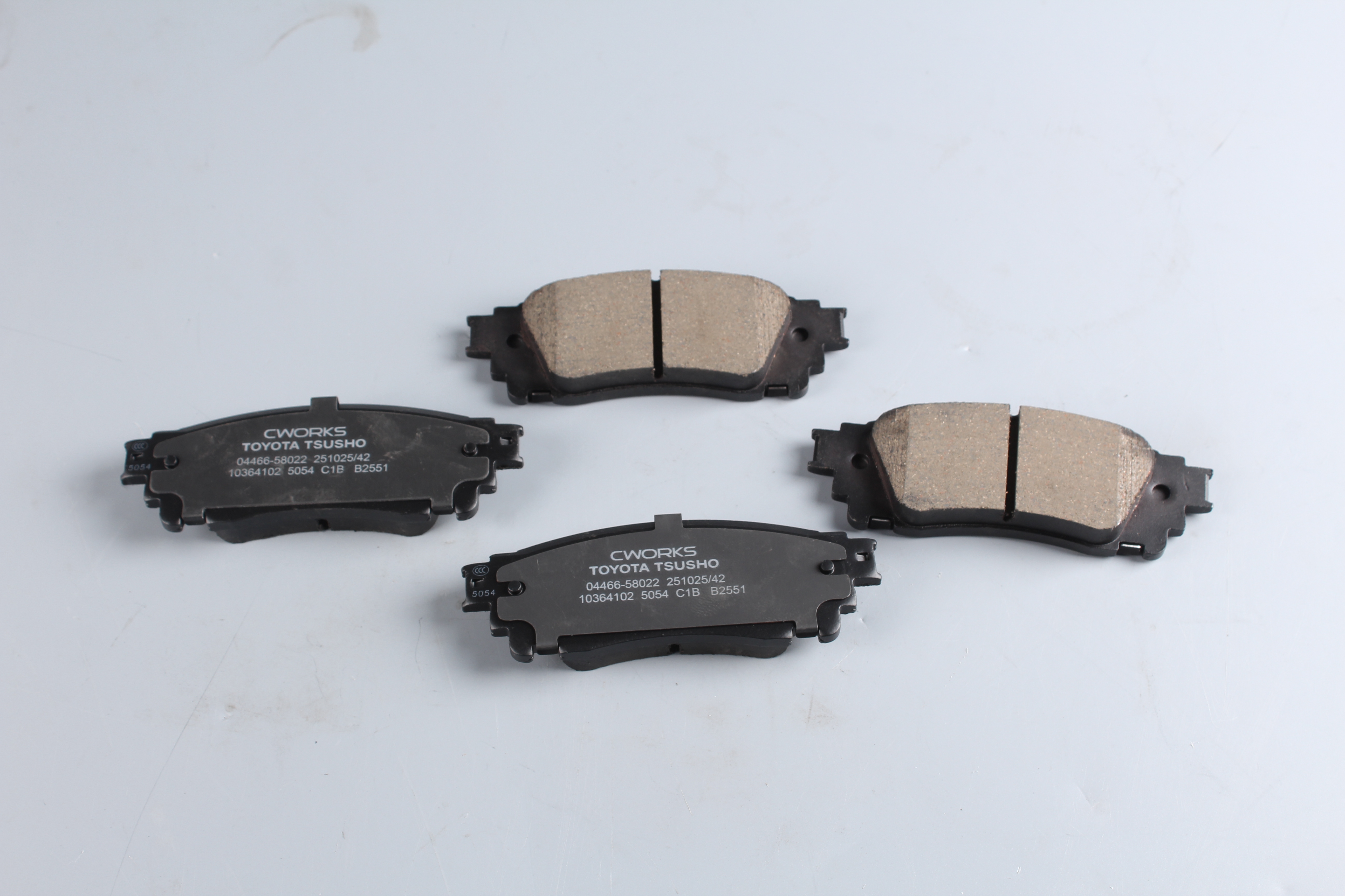 04466-58022 Ceramic Brake Pads | Toyota Tsusho | Fit Alphard Vellfire AGH30 Lexus LM350 AYH36 2015-