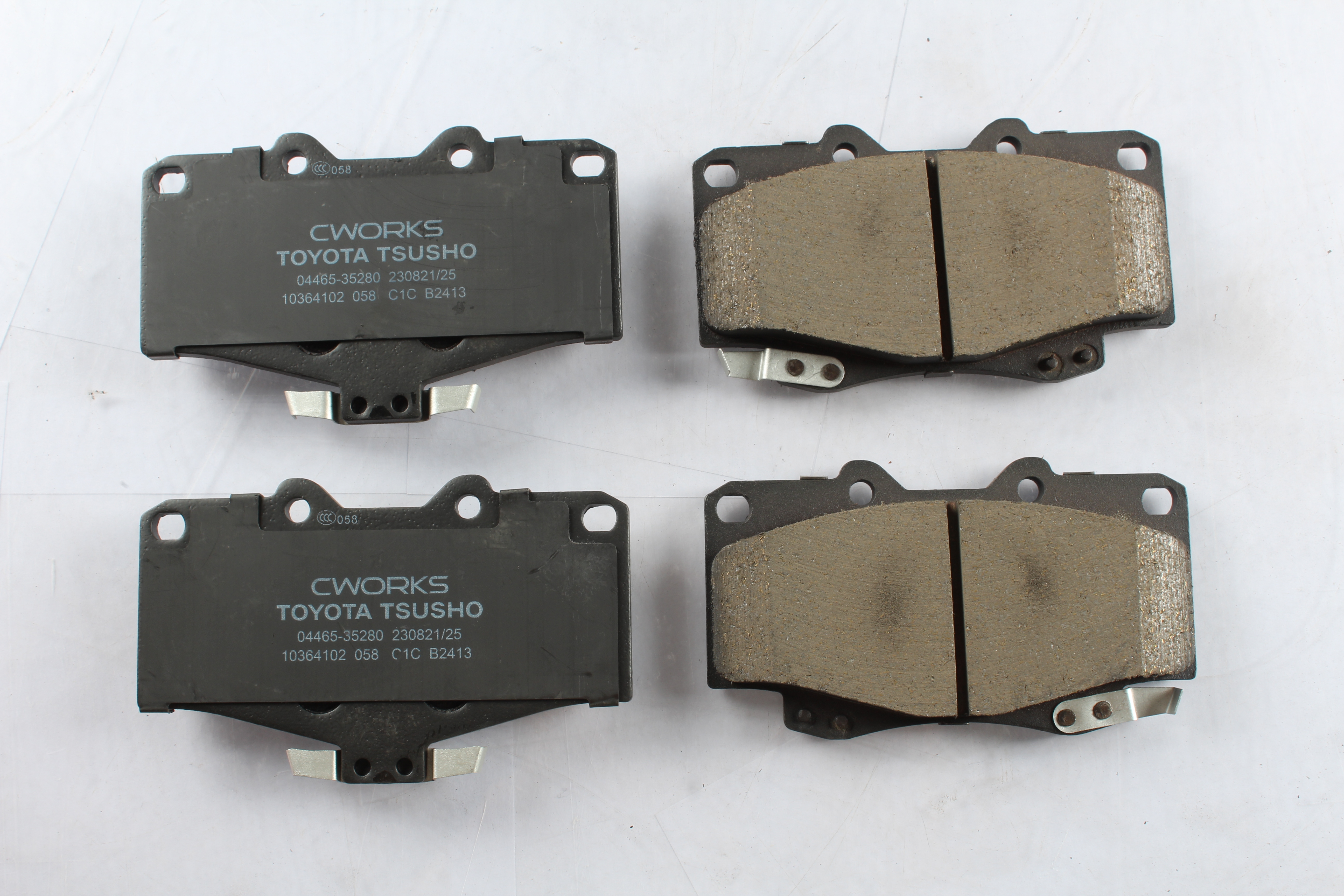 Toyota Tsusho Ceramic Brake Pads 04465-35280 For Toyota Land Cruiser Prado KDJ90 VZJ90 1996-