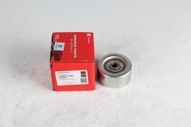 Toyota Tsusho Fan Belt Idler Pulley 16603-31040 For Hilux GGN15 GGN25 Land Cruiser Prado GDJ150 Coaster TRB40