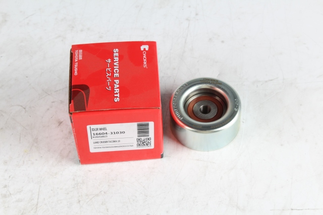 Toyota Tsusho Fan Belt Idler Pulley 16604-31030 For Highlander GSU50 RAV4 GSA33 Hilux GGN15 Land Cruiser Prado GRJ150
