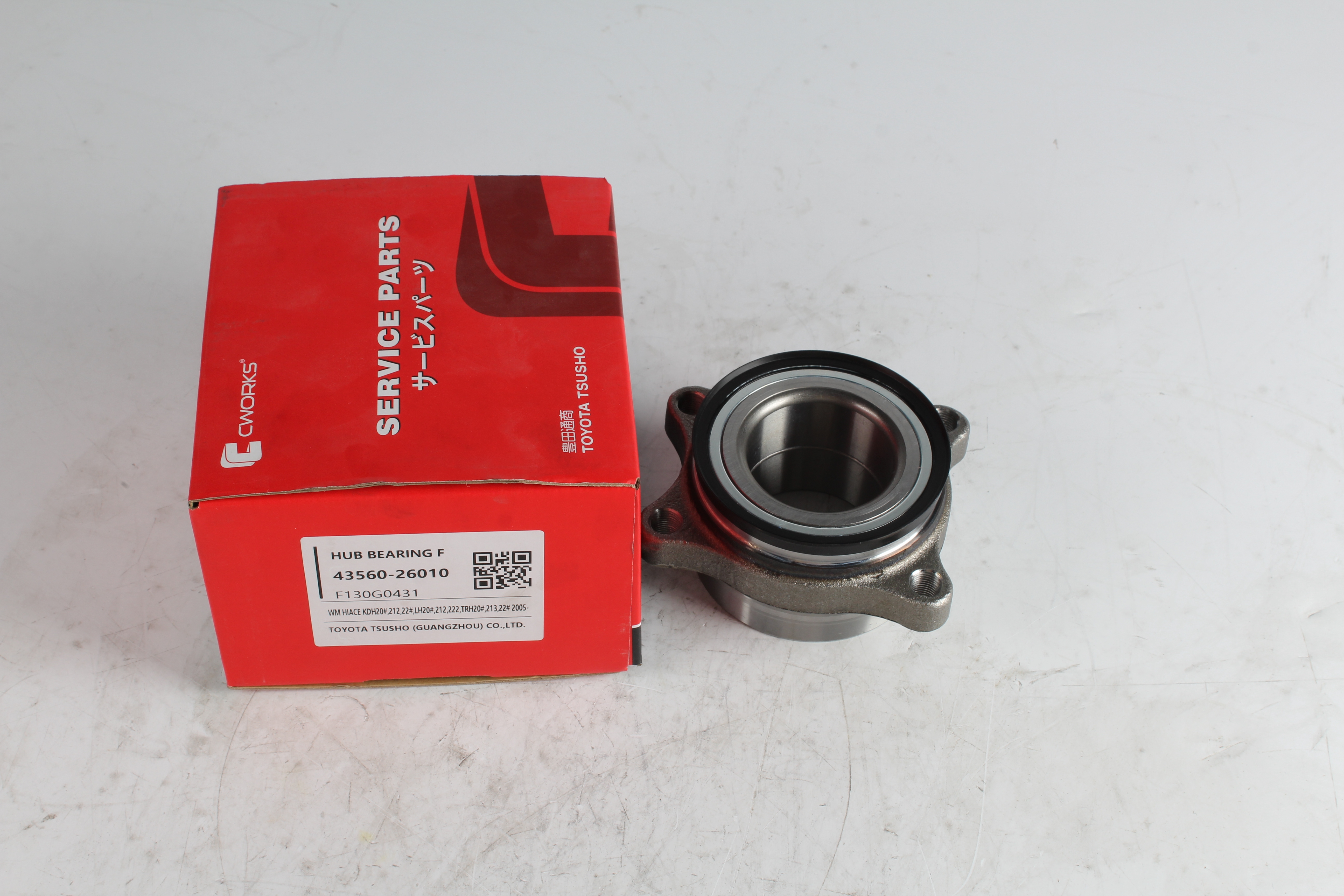 Toyota Tsusho Front Axle Hub Bearing 43560-26010 For Hiace KDH200 KDH202 KDH220