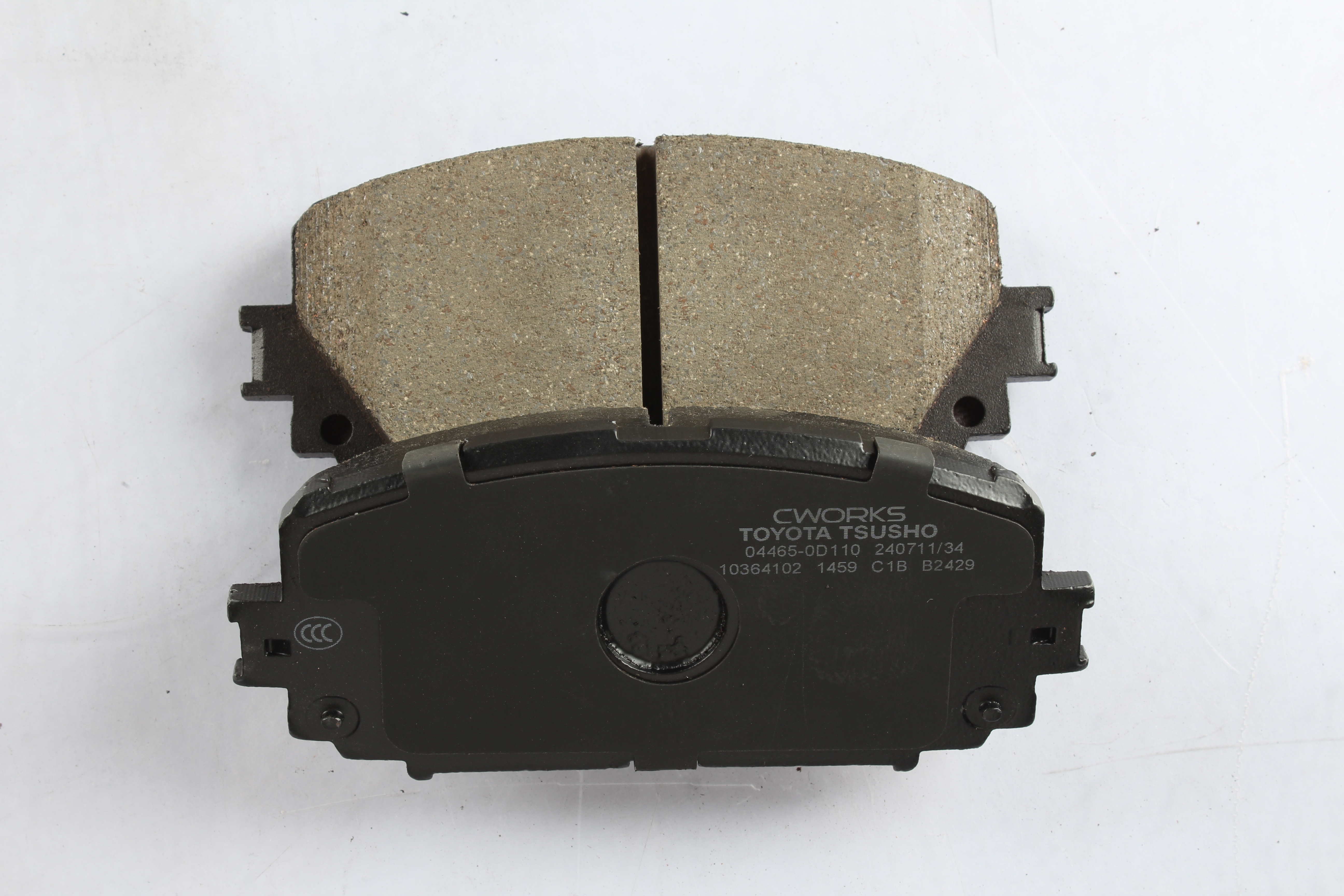 Toyota Tsusho Front Disc Brake Pad Kit 04465-0D110 For Yaris NCP90 ZSP91 Vios NCP92 ZSP92
