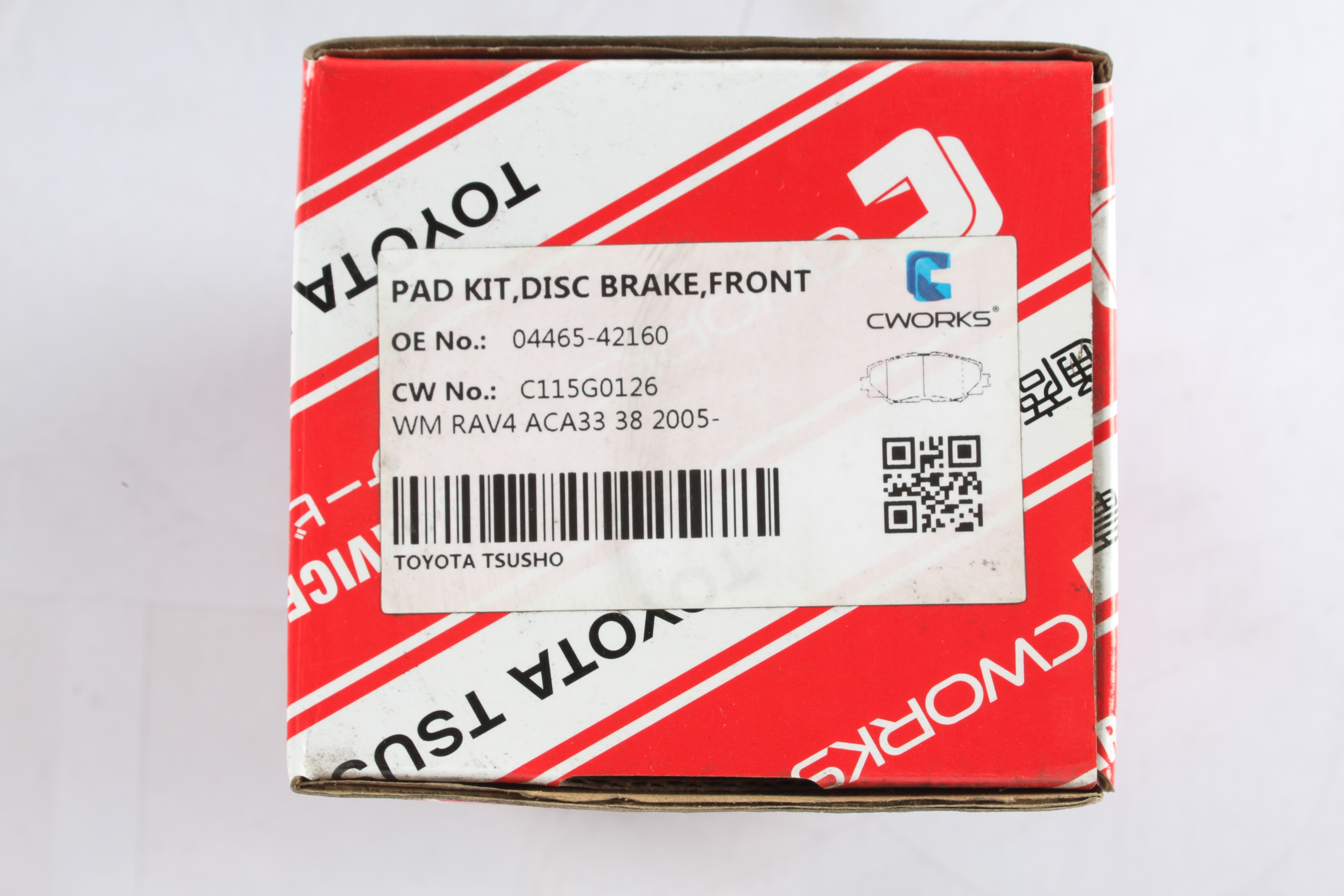 Toyota Tsusho Front Disc Brake Pad Kit 04465-60151 For Land Cruiser HDJ101 UZJ100 Lexus LX470