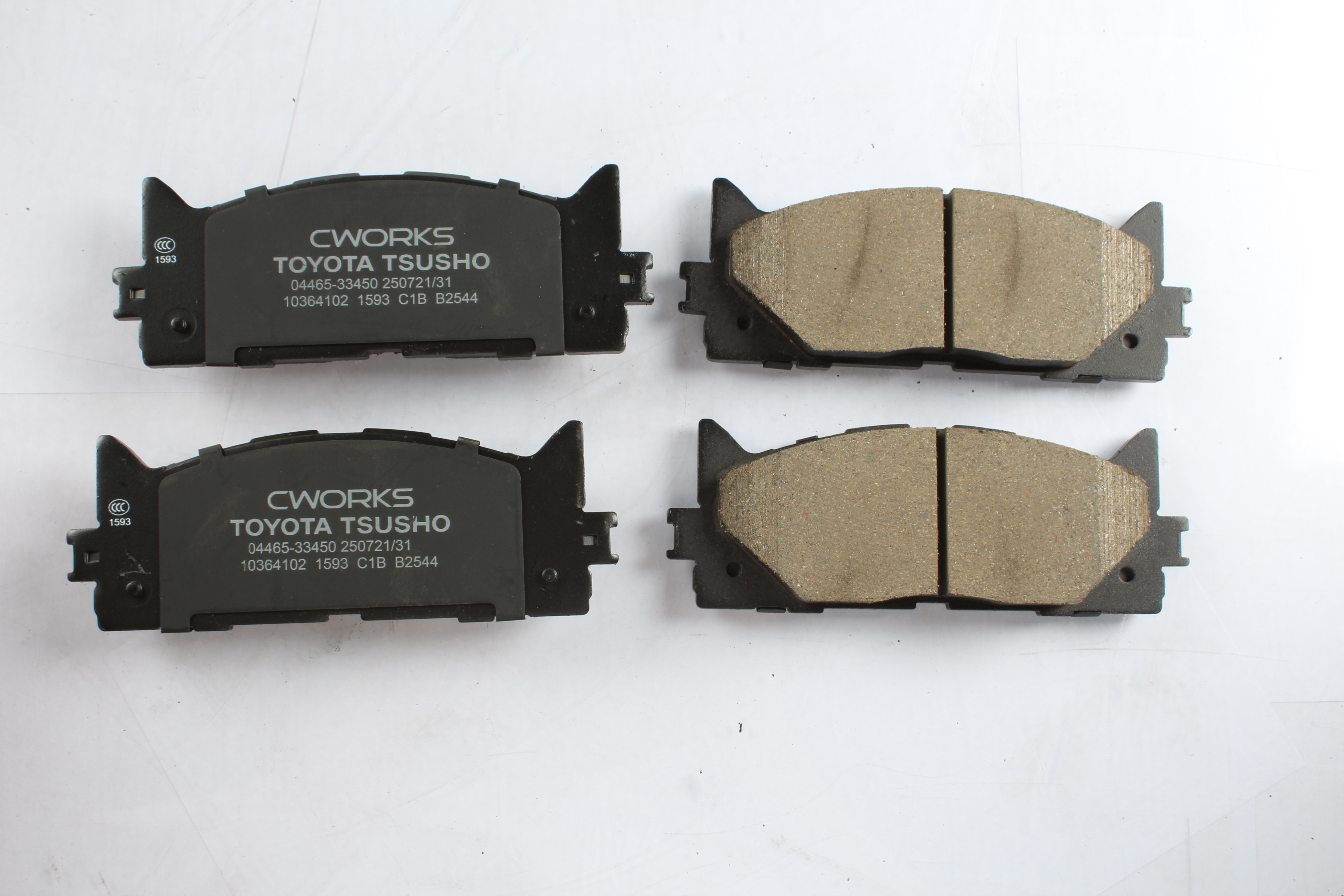 Toyota Tsusho Front Disc Brake Pad Kit 04465-33450 For Camry ACV40 Lexus ES240 ES350 GSV40