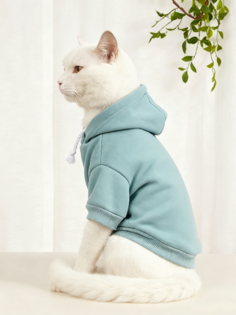 autumn winter cat hoodie