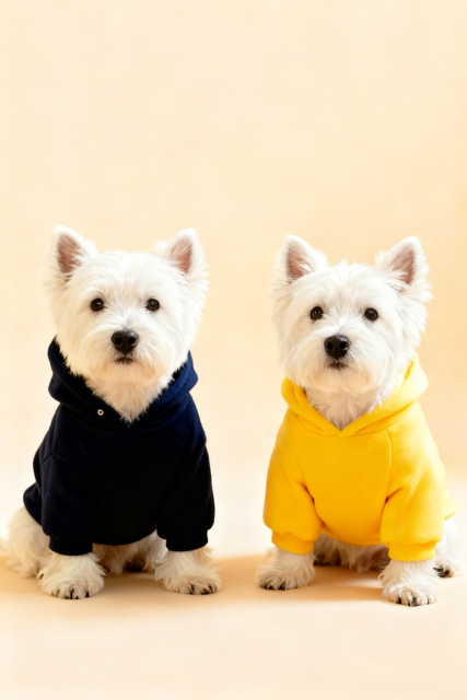 Custom Pet Sweatshirt – Soft Plush Hoodie with Adjustable Fit