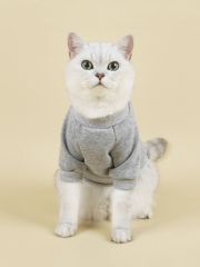 simple design cat sweatshirt