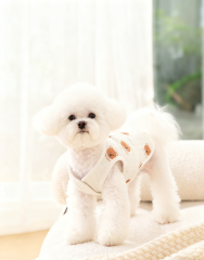 Cute Teddy Bear Print Dog Harness Vest 