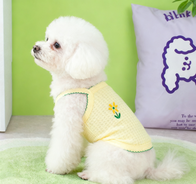 Breathable Cotton Dog Shirt Pet Shirt for Small Dogs