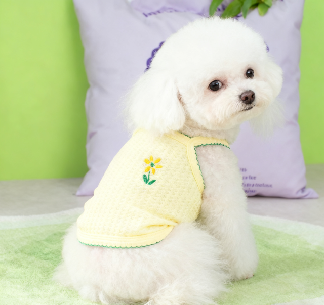 Breathable Cotton Dog Shirt Pet Shirt for Small Dogs