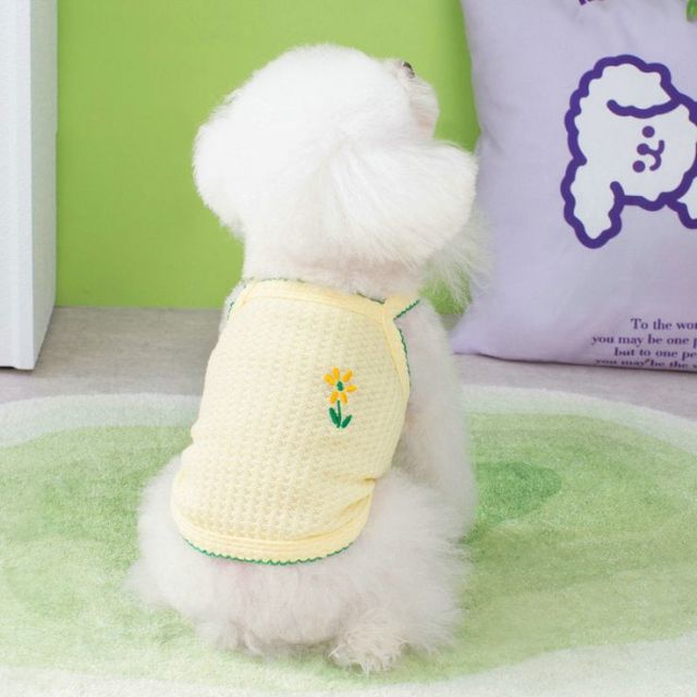 Breathable Cotton Dog Shirt Pet Shirt for Small Dogs
