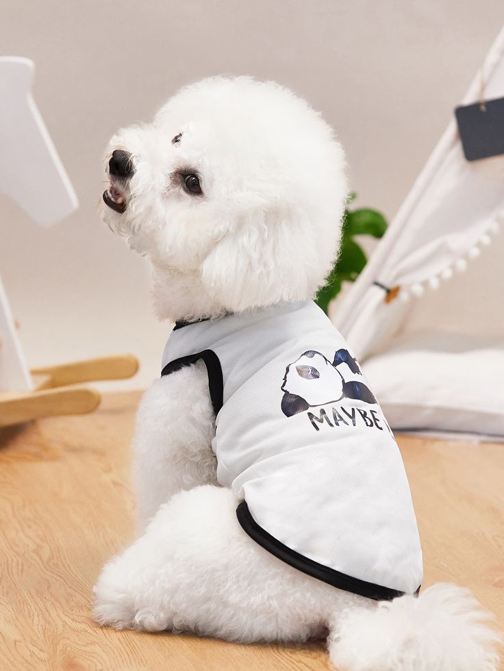Cool Panda Graphic Dog Tank