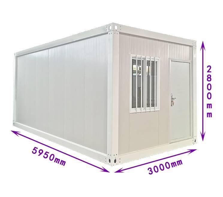Luxury 20ft Prefabricated Container House Tiny Home with Great Material, Suitable for Living Camping Modular Use