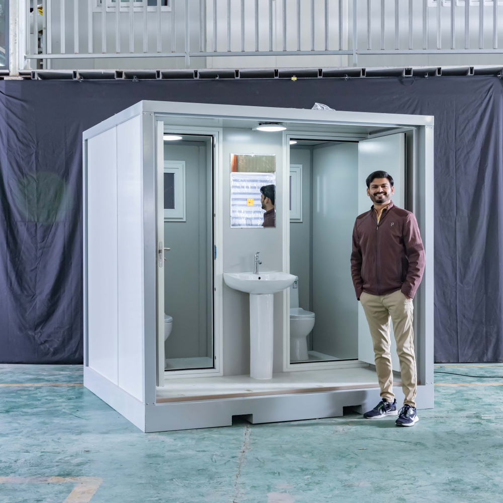 Modern Quick Deployment Durability Hygienic Ventilation System Odor-Free Emergency Sanitation Mobile Toilet
