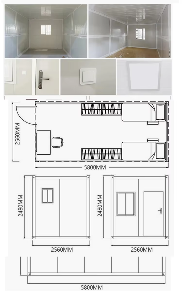 China Promotion High Quality All Season X-Type Stylish Practical Mobile Cost-Effective Fast Aeesmble Fold Container House