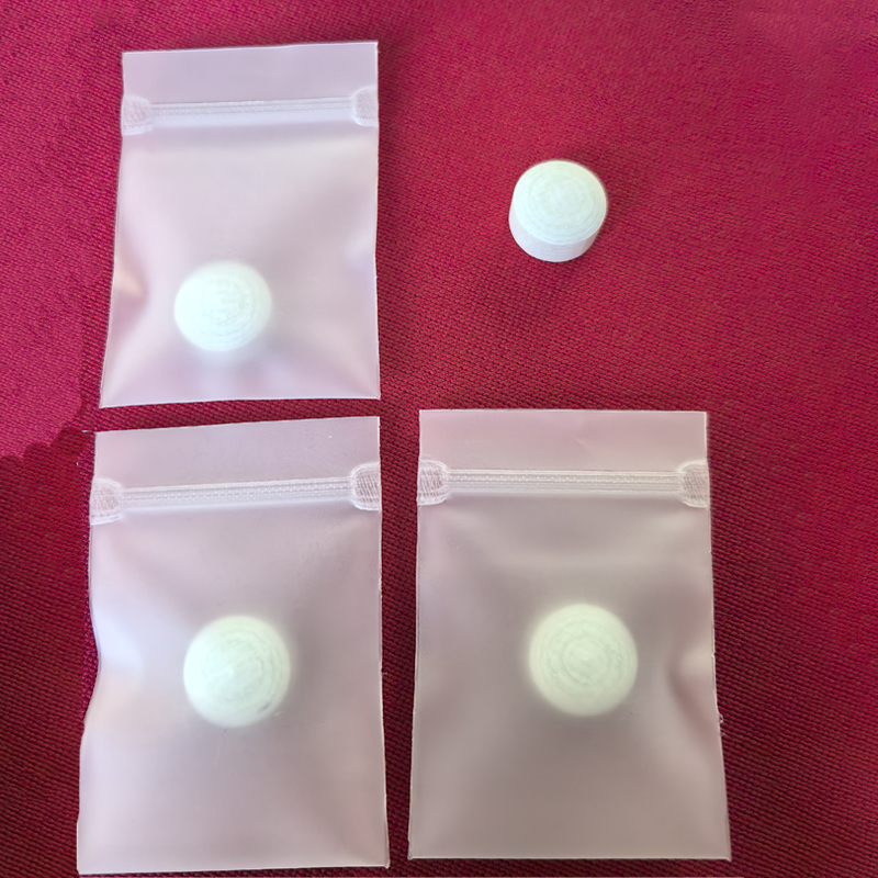 Pure white tip