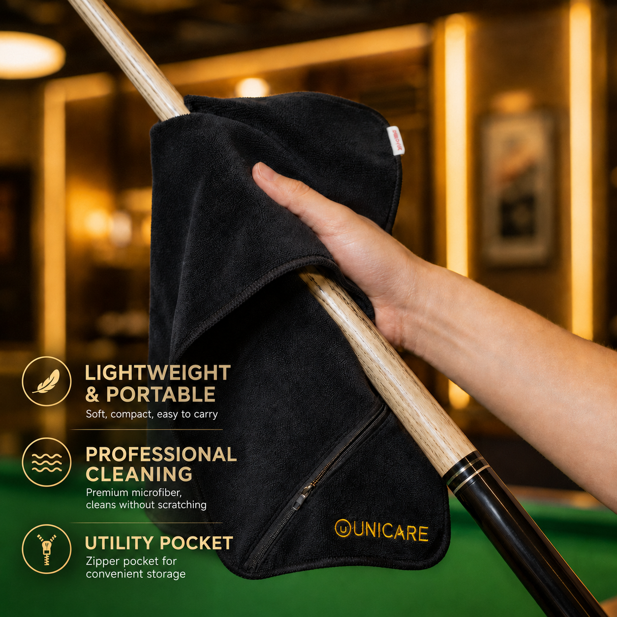 Billiards Accessories Towel Bag