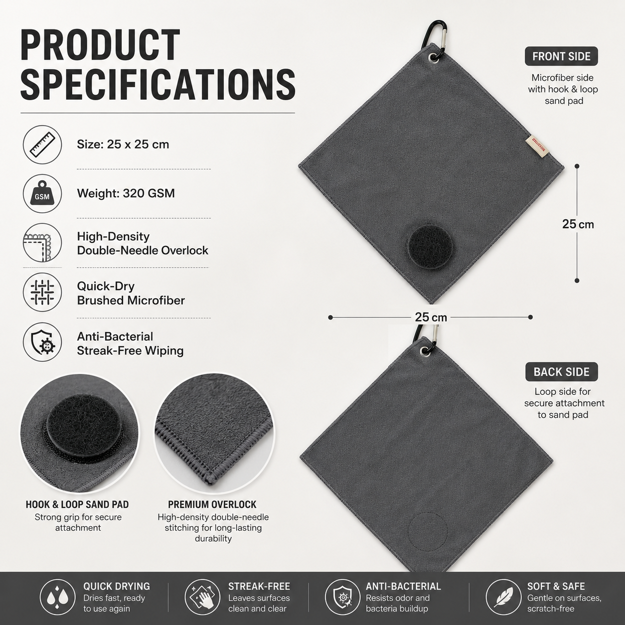 Unicare Patented Cleaning Towel  Qpatch