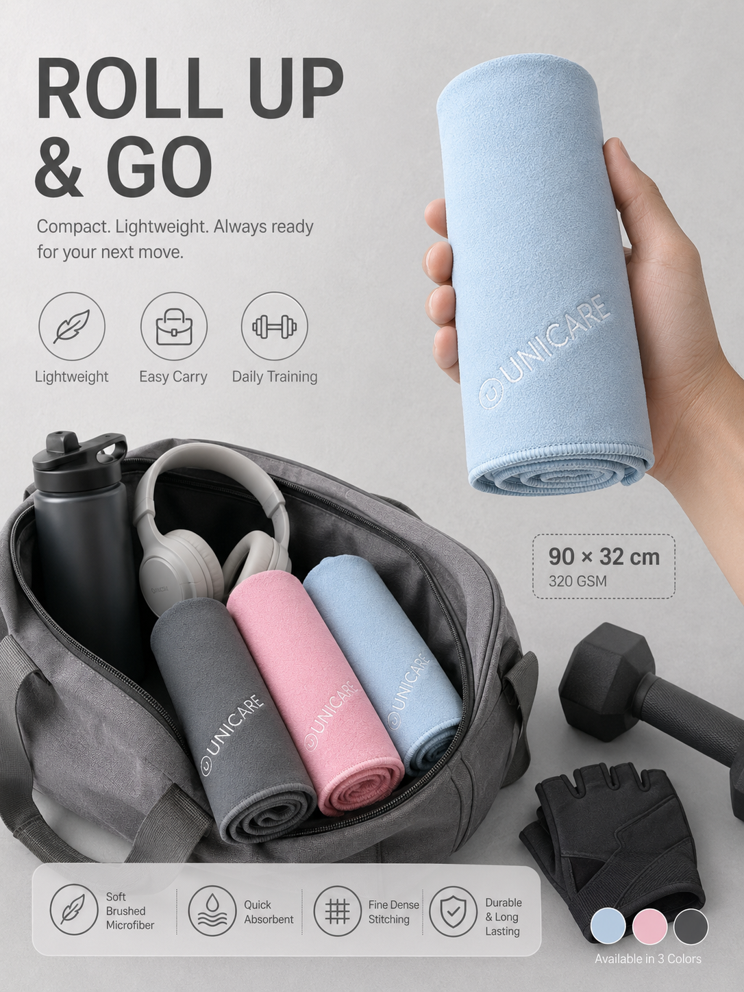 Unicare Sportfun Towel Champion